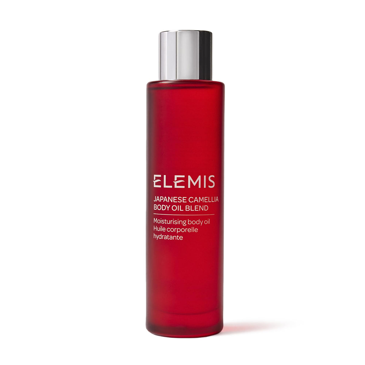 ELEMIS huile pour le corps Camélia Japonais — bouteille élégante, hydratation légère.
