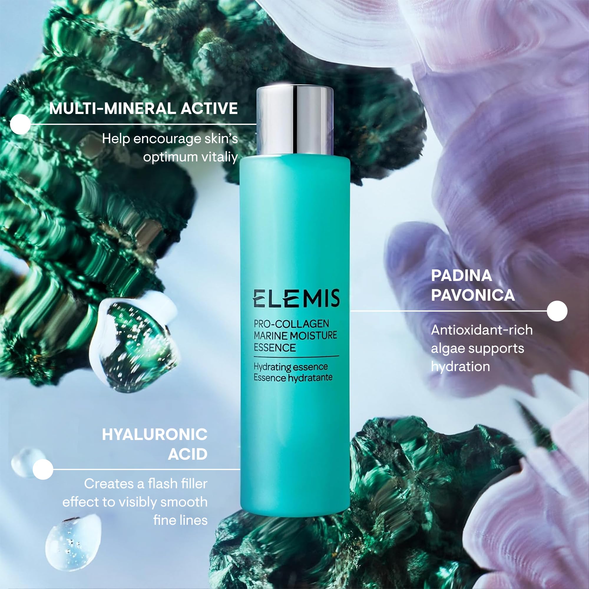 ELEMIS Esencia Marina: textura ligera que se absorbe rápido