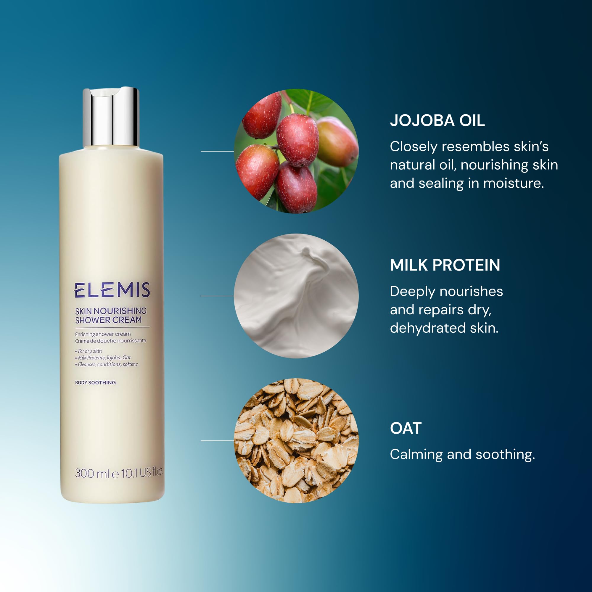 ELEMIS Aceite de macadamia para piel suave y nutrida.