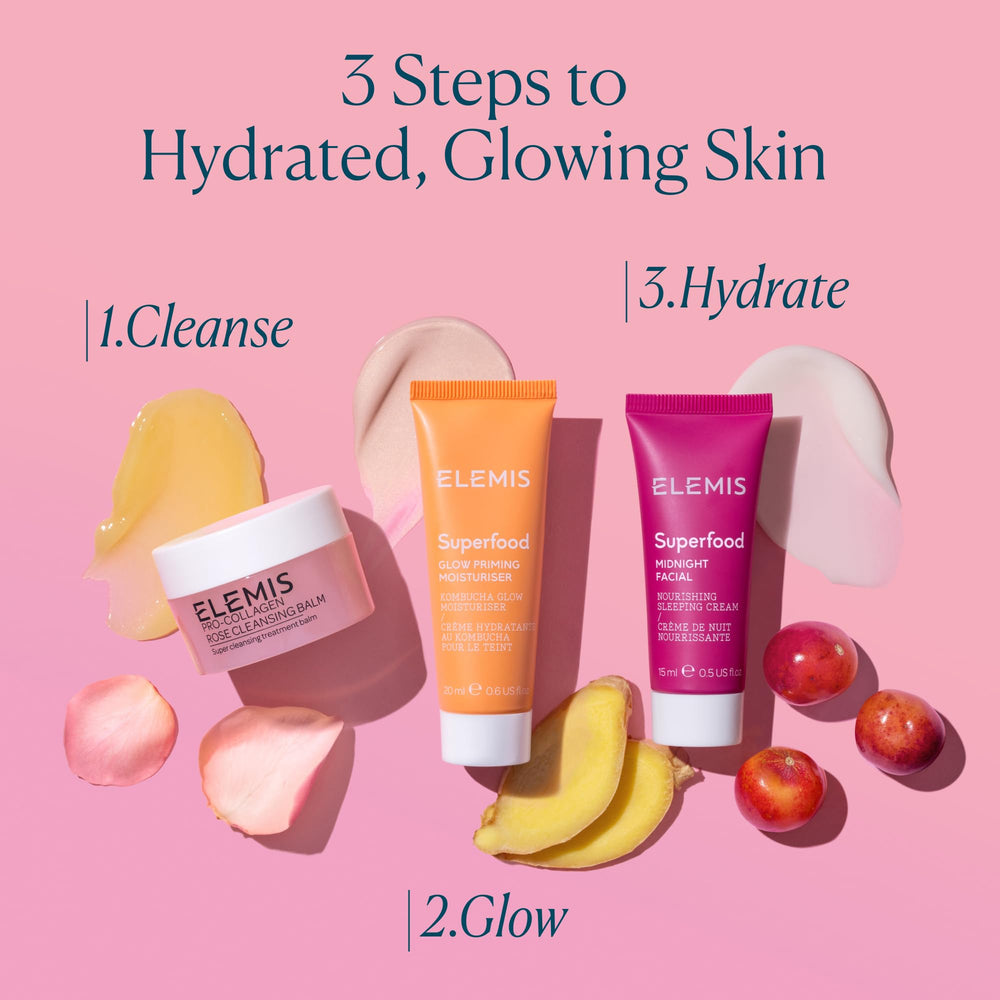 Camu camu en ELEMIS Midnight Facial aporta vitamina C para tono uniforme.