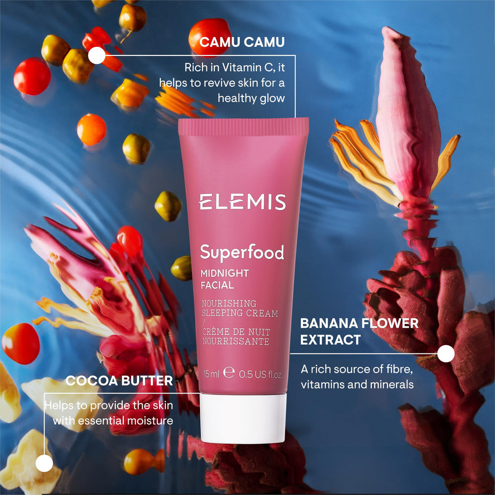 Omega 6 y 9 en ELEMIS para hidratación y suavidad de la piel.