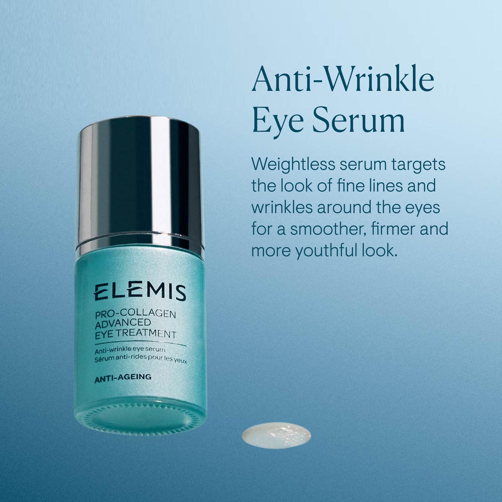 Textura ligera de ELEMIS Pro-Collagen para el contorno de ojos, hidrata y suaviza