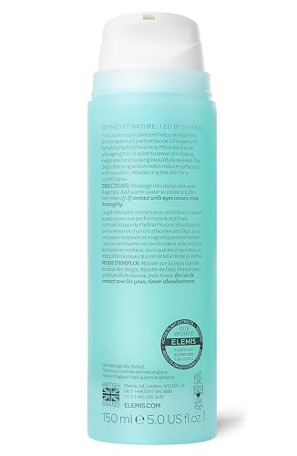 ELEMIS Pro-Collagen Energising Marine Cleanser, botella con bomba, fácil de usar.