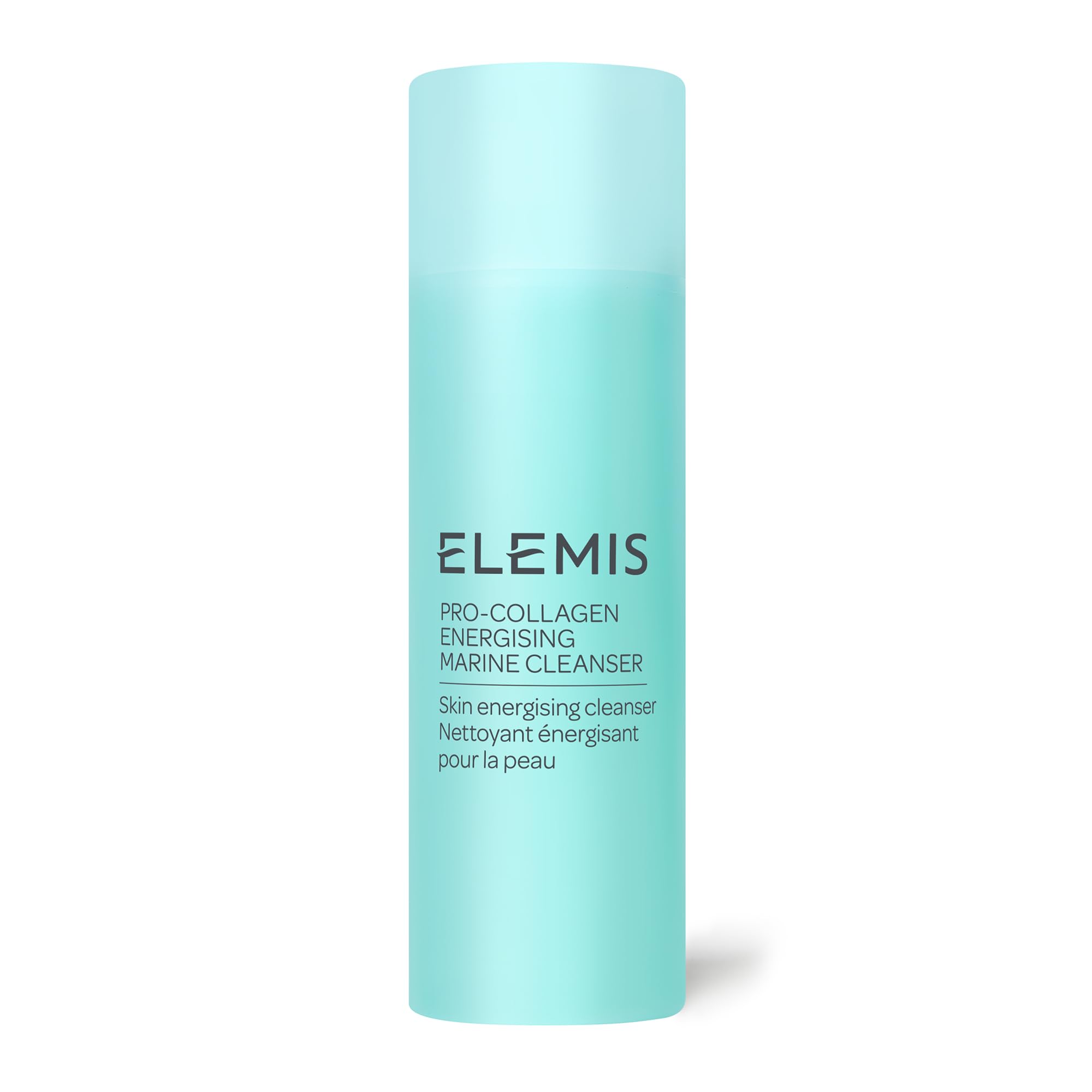ELEMIS Pro-Collagen Energising Marine Cleanser, empaque frontal, purifica y energiza la piel.