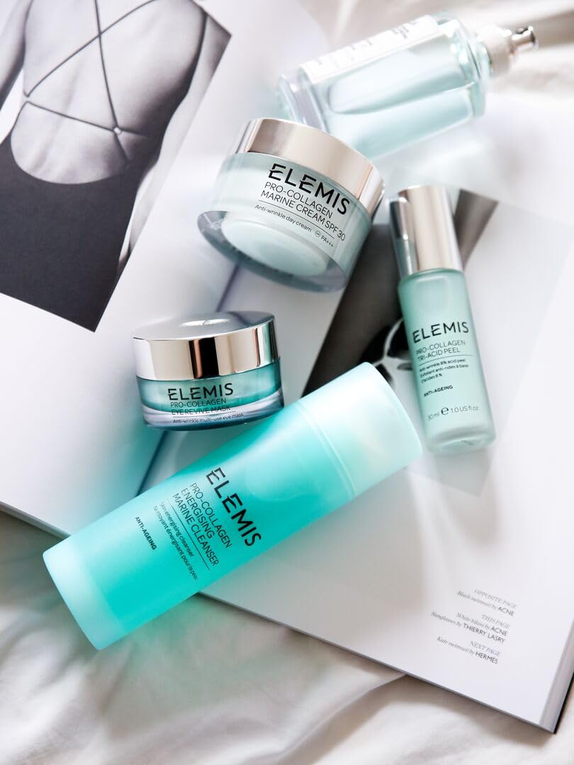 ELEMIS Pro-Collagen Energising Marine Cleanser, uso diario recomendado para rutina de limpieza.