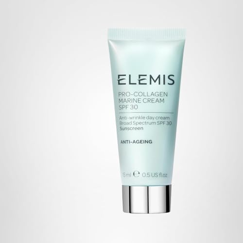 Ideal para regalo navideño: envase elegante de la línea Elemis Pro-Collagen Marine Cream SPF 30.