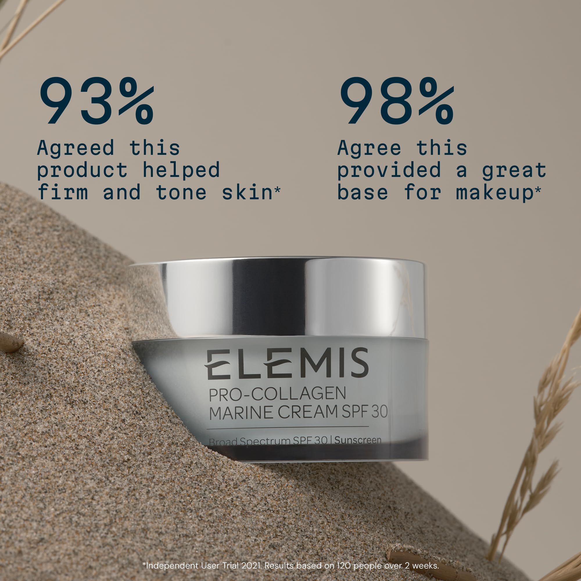 Sensación refrescante al aplicar Elemis Pro-Collagen Marine Cream SPF 30