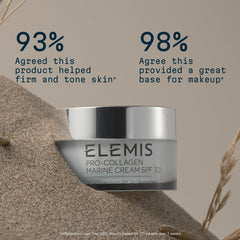 Sensación refrescante al aplicar Elemis Pro-Collagen Marine Cream SPF 30