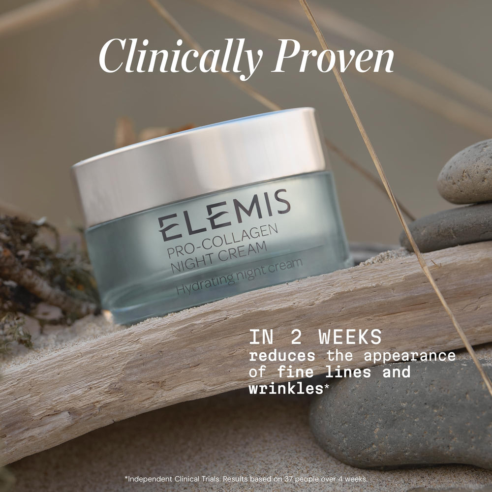 Oxigenación de la piel con la crema nocturna ELEMIS.