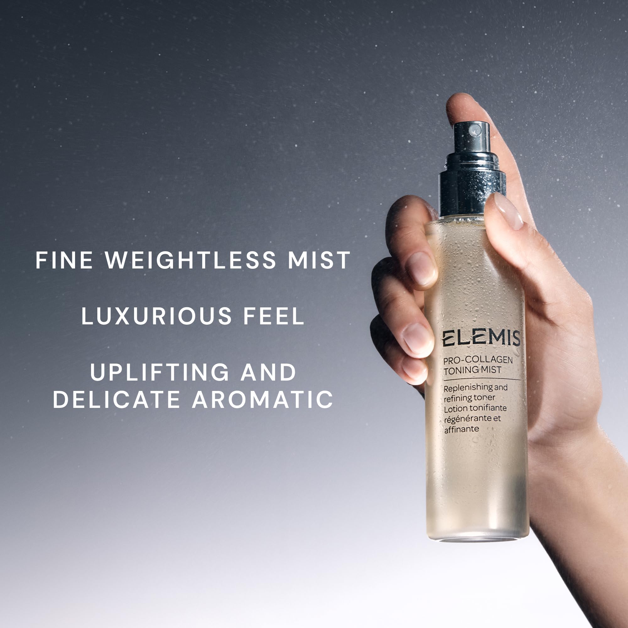 Elemis Pro-Collagen Toning Mist Marine Biotech Ferment balances oil and pores