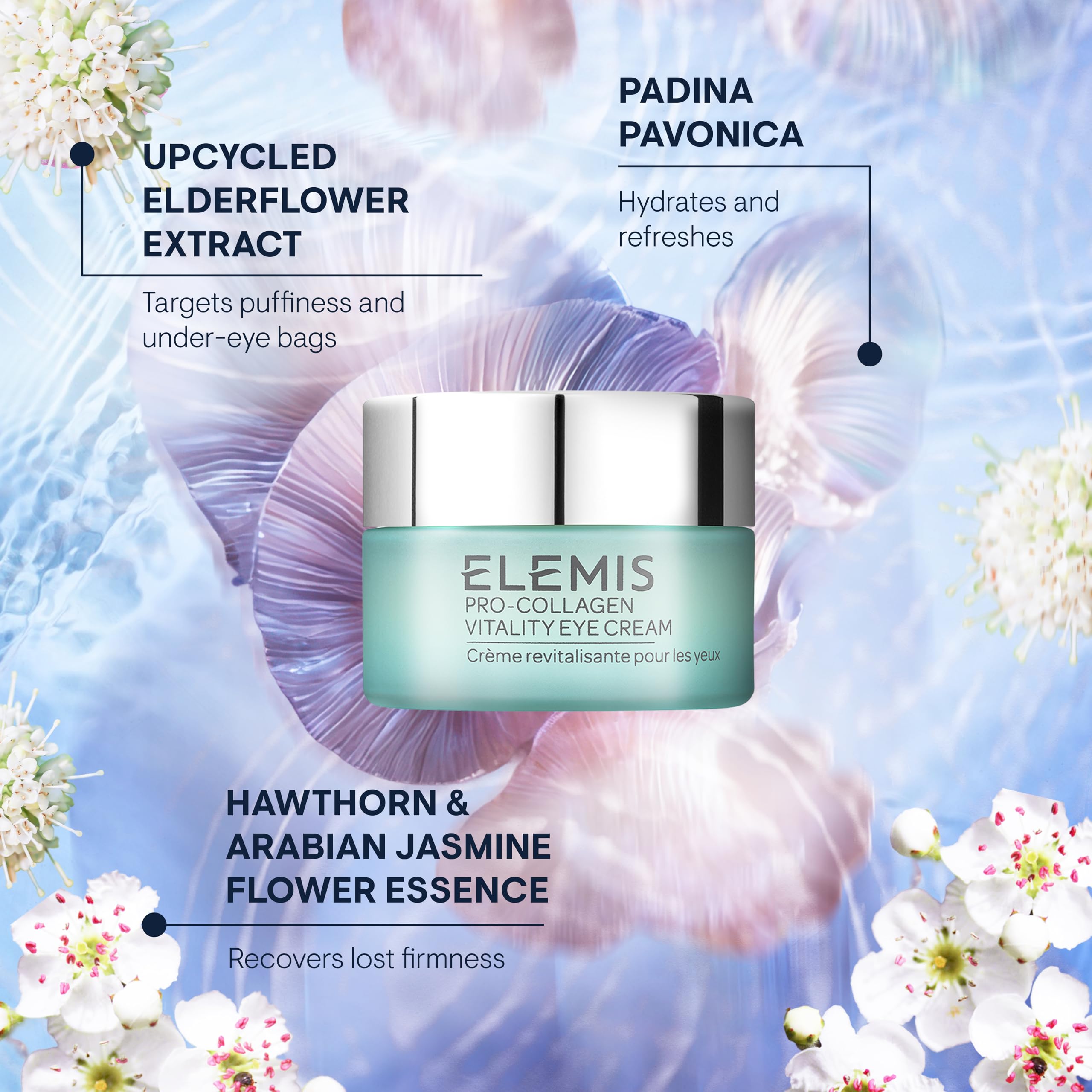 ELEMIS Pro-Collagen Vitality Eye Cream – regard plus lumineux après utilisation quotidienne