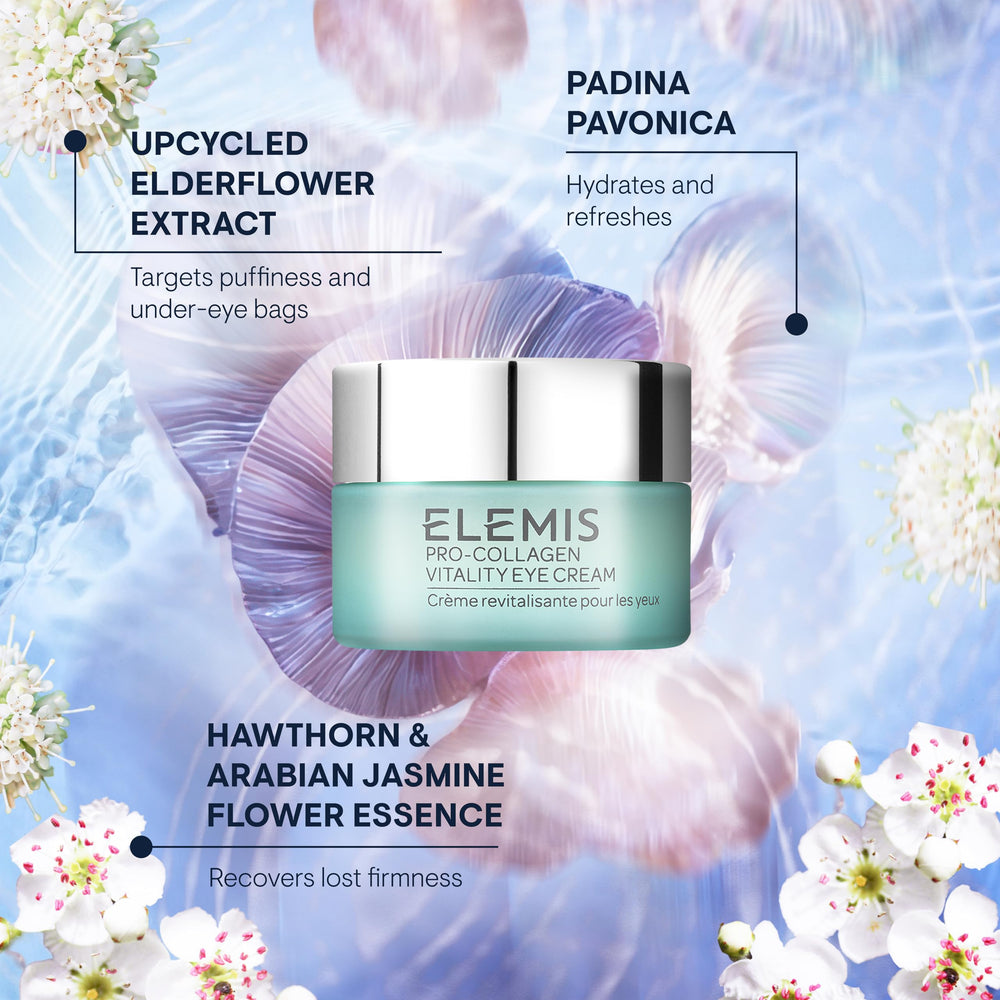 ELEMIS Pro-Collagen Vitality Eye Cream – regard plus lumineux après utilisation quotidienne