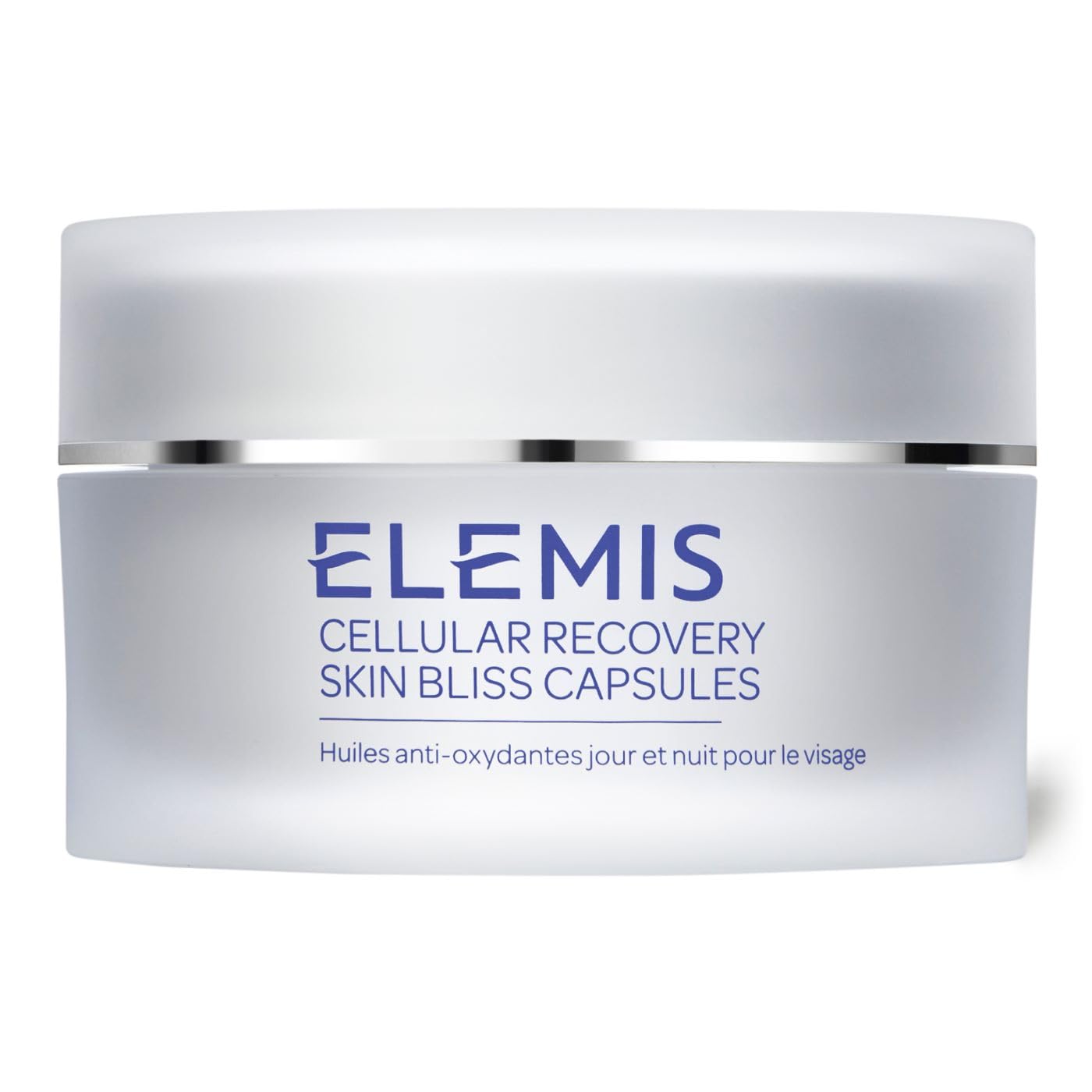ELEMIS Skin Bliss Capsules: botella frontal para hidratación suave durante el día.