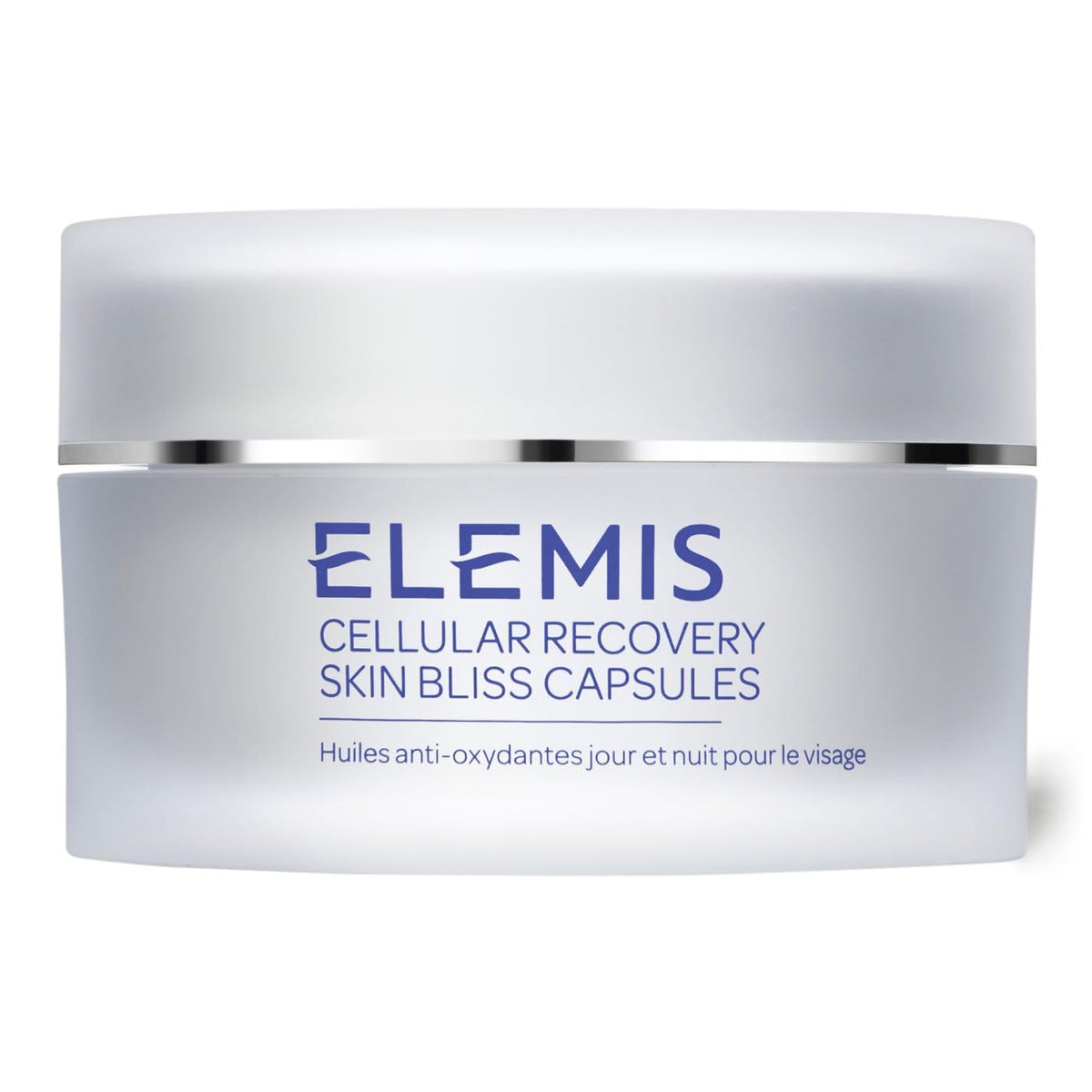 ELEMIS Skin Bliss Capsules: botella frontal para hidratación suave durante el día.
