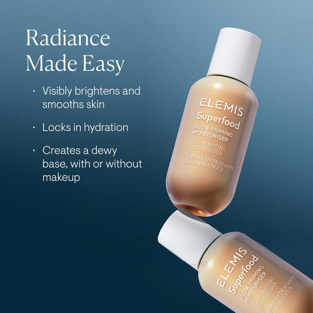 ELEMIS Superfood Glow Priming Moisturizer textura cremosa y suave
