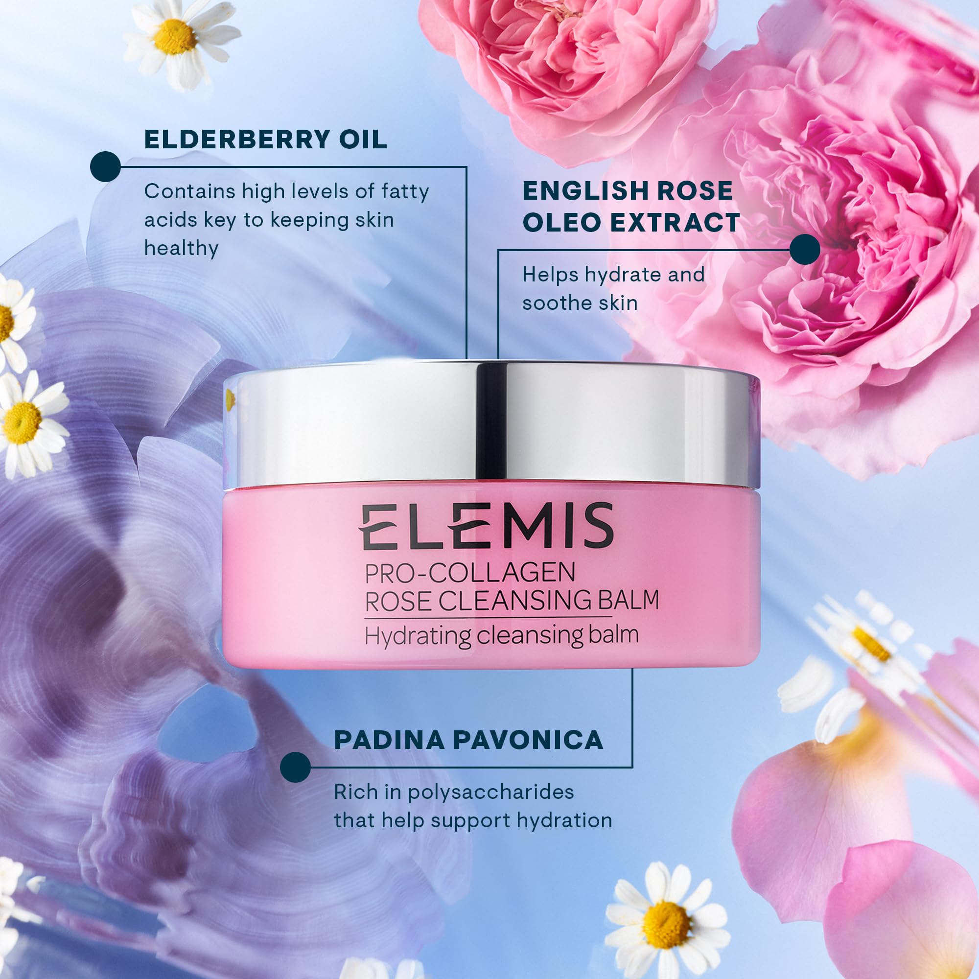 Textura cremosa lista para mascarilla semanal del bálsamo rosa.