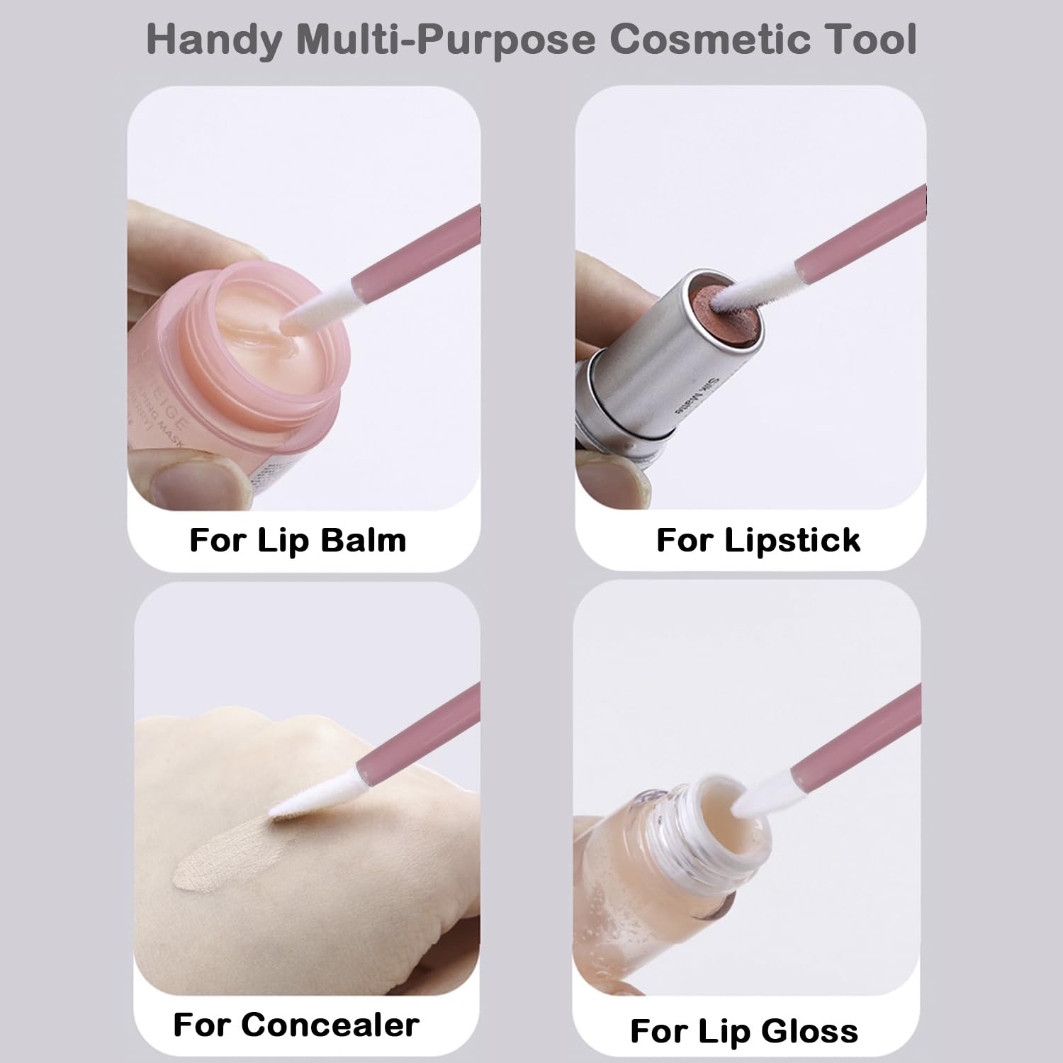 ELESDA aplicadores de labios de usos múltiples para brillo, lápiz labial o corrector.