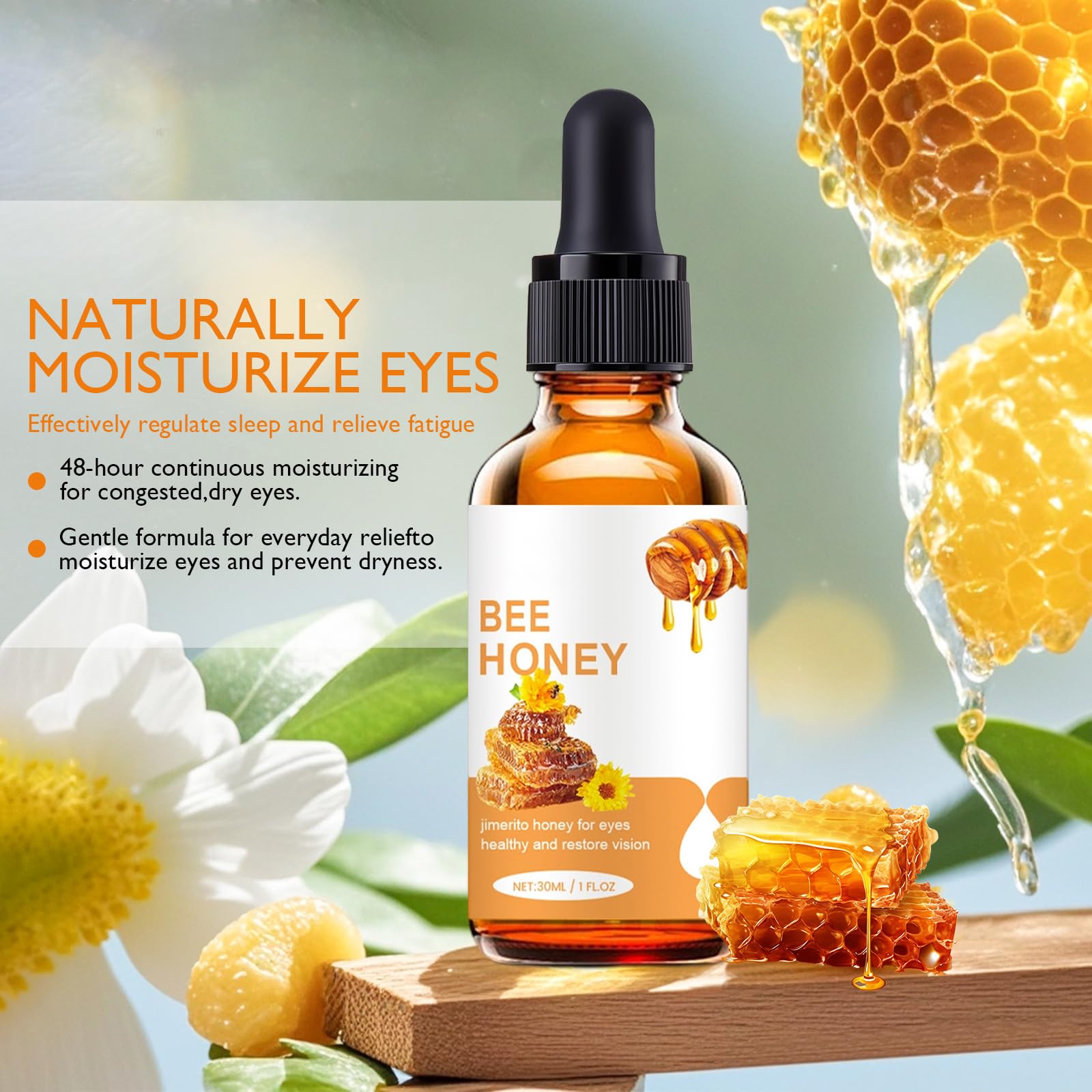Elesysy Cuidado Ojos con Miel: textura ligera que aporta hidratación natural