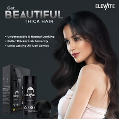 Elevate couverture naturelle des cheveux et ligne de cheveux plus définie
