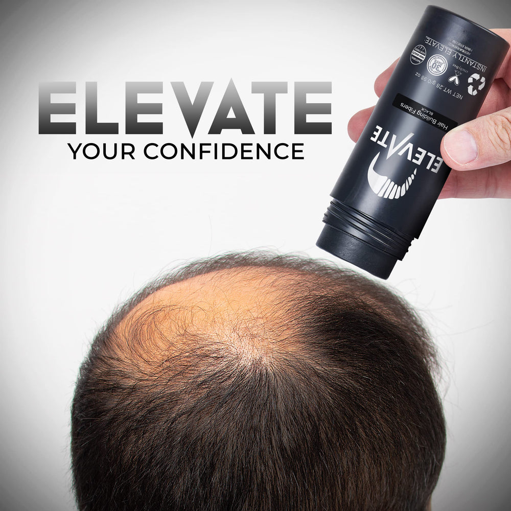 Elevate Fibras Capilares, aptas para hombres y mujeres con pérdida de cabello.