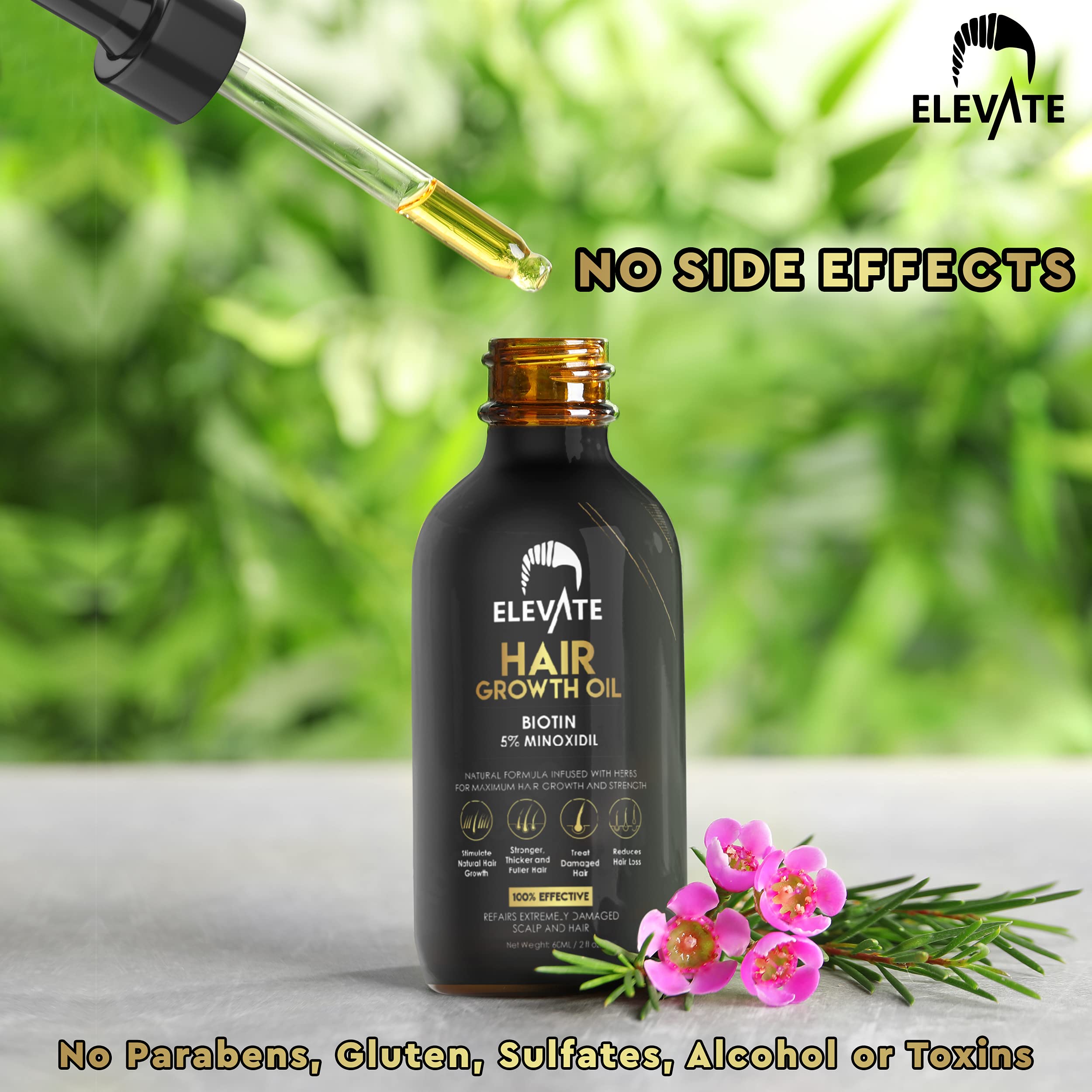 Uso diario con Elevate Regrowth Serum para hombres y mujeres.