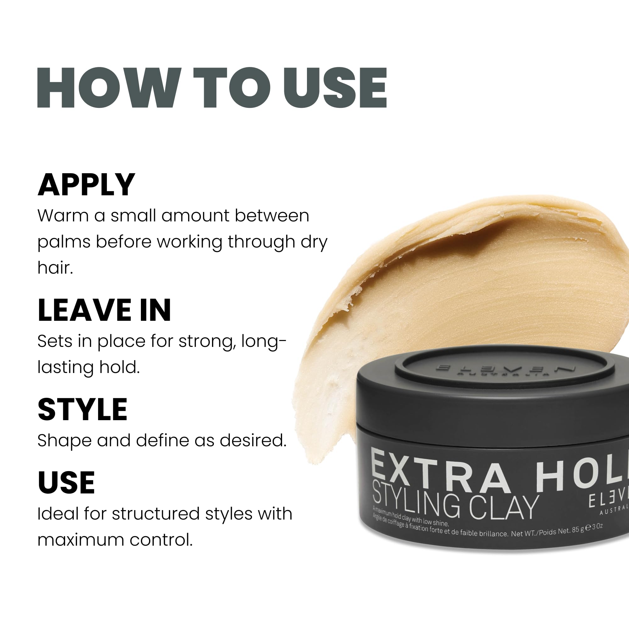Finition mate idéale pour les coupes courtes et le style quotidien.