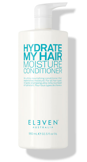 ELEVEN AUSTRALIA Hydrate My Hair: botella del acondicionador para hidratación profunda y brillo.