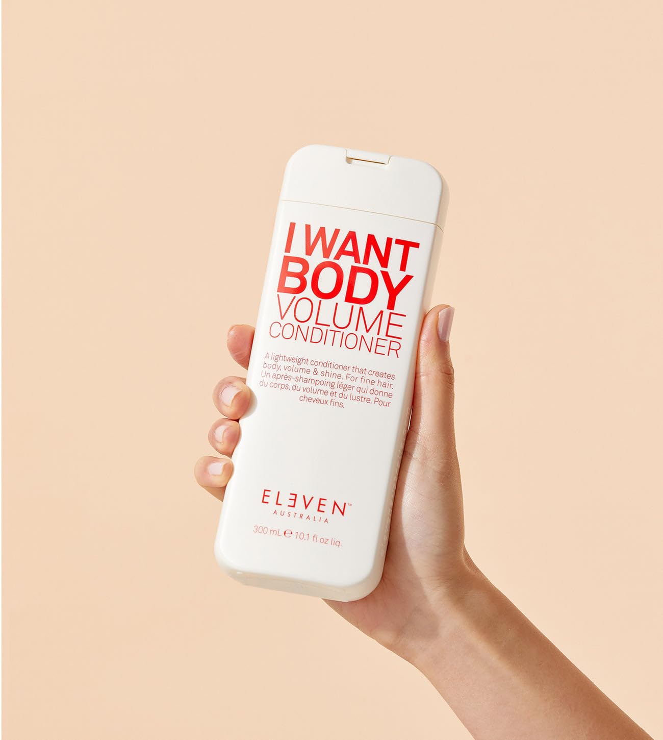 ELEVEN AUSTRALIA I Want Body Volume acondicionador apto para hombres y mujeres.