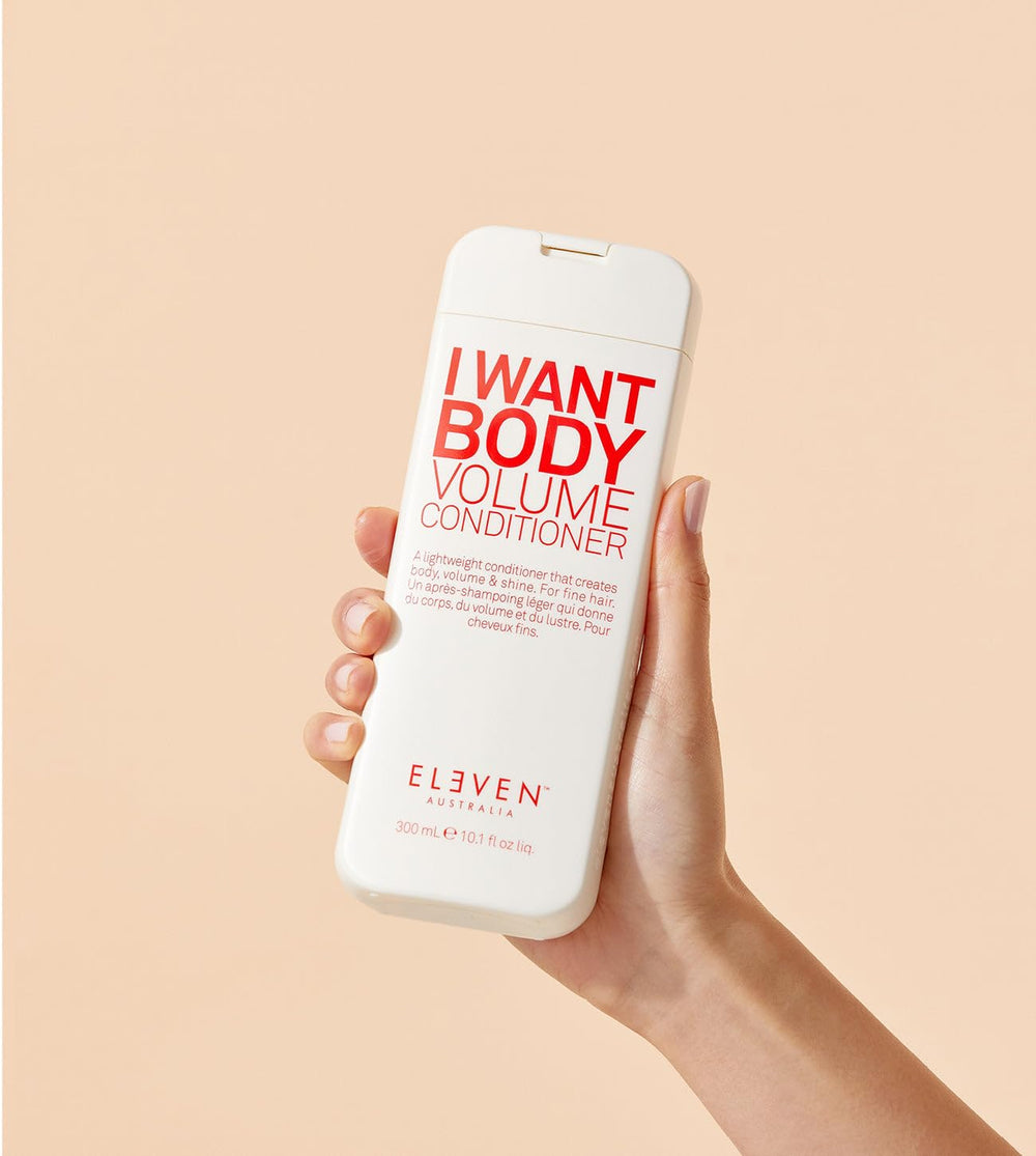 ELEVEN AUSTRALIA I Want Body Volume acondicionador apto para hombres y mujeres.