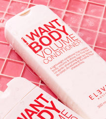 ELEVEN AUSTRALIA I Want Body Volume acondicionador hidrata ligeramente sin engrasar.