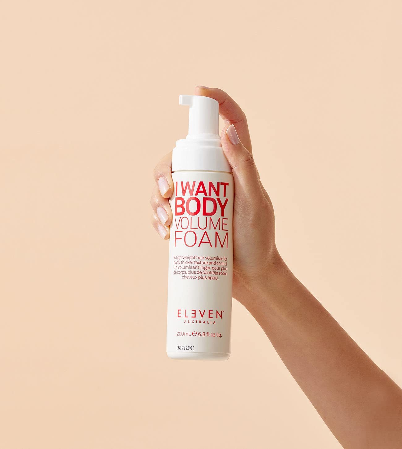 ELEVEN AUSTRALIA I Want Body Volume Foam – aplicación con bomba para un volumen uniforme
