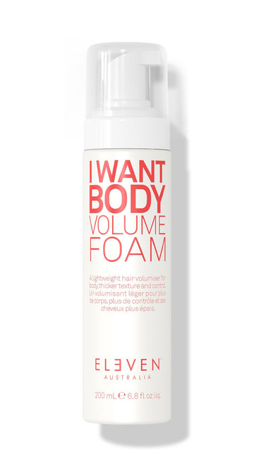 ELEVEN AUSTRALIA I Want Body Volume Foam – botella, volumen ligero para cabello fino