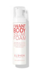 ELEVEN AUSTRALIA I Want Body Volume Foam – botella, volumen ligero para cabello fino