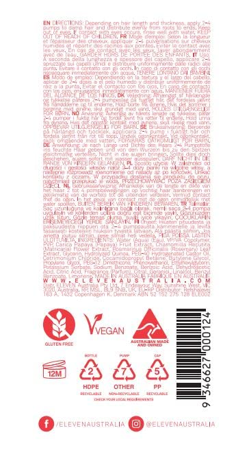 ELEVEN AUSTRALIA I Want Body Volume Foam – envase elegante para rutina capilar