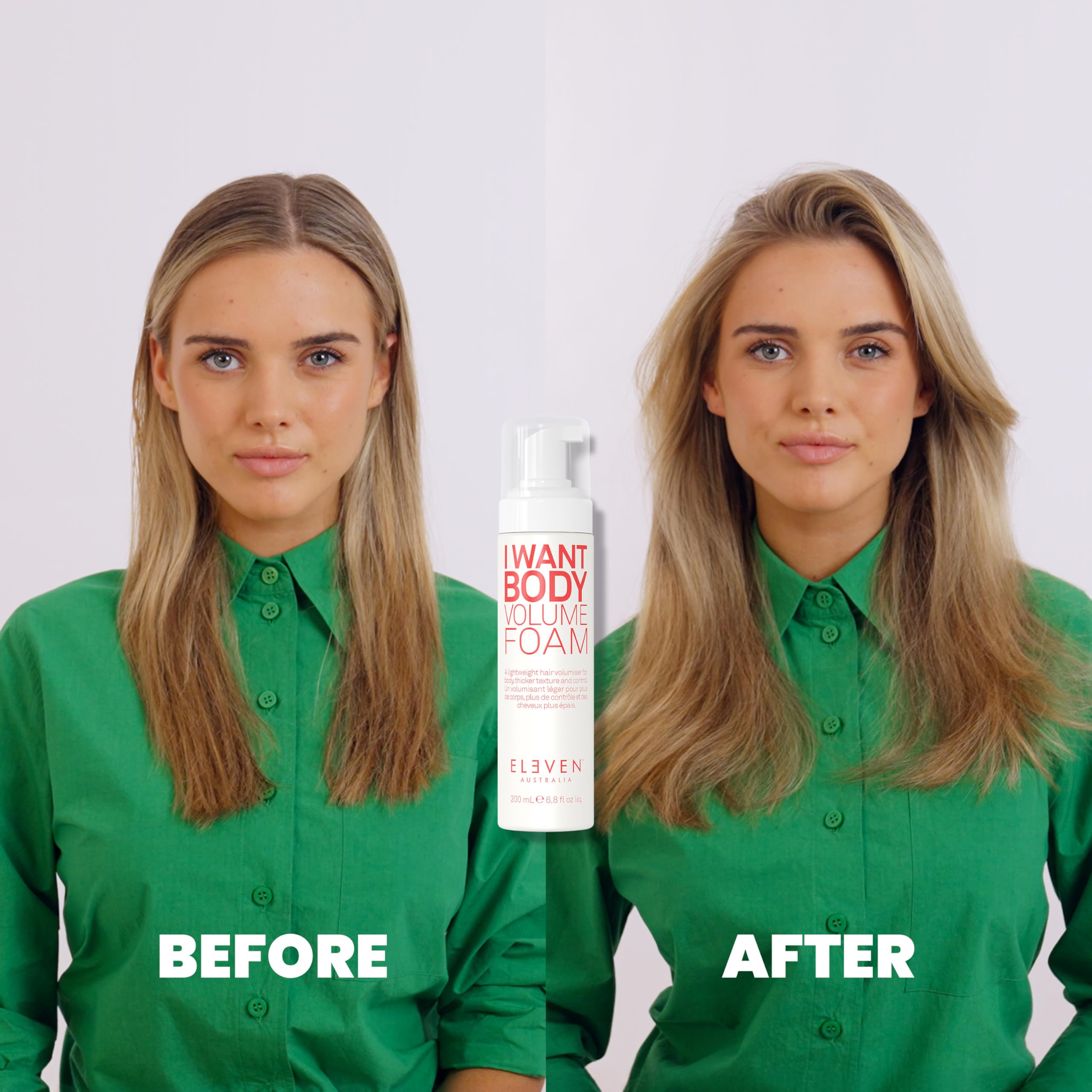 ELEVEN AUSTRALIA I Want Body Volume Foam – textura espuma que eleva el cabello sin peso