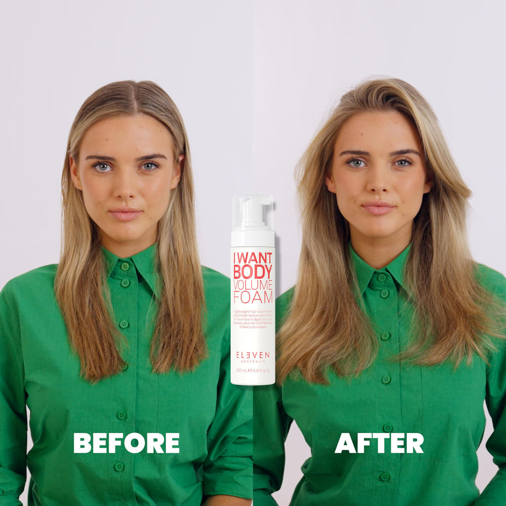 ELEVEN AUSTRALIA I Want Body Volume Foam – textura espuma que eleva el cabello sin peso
