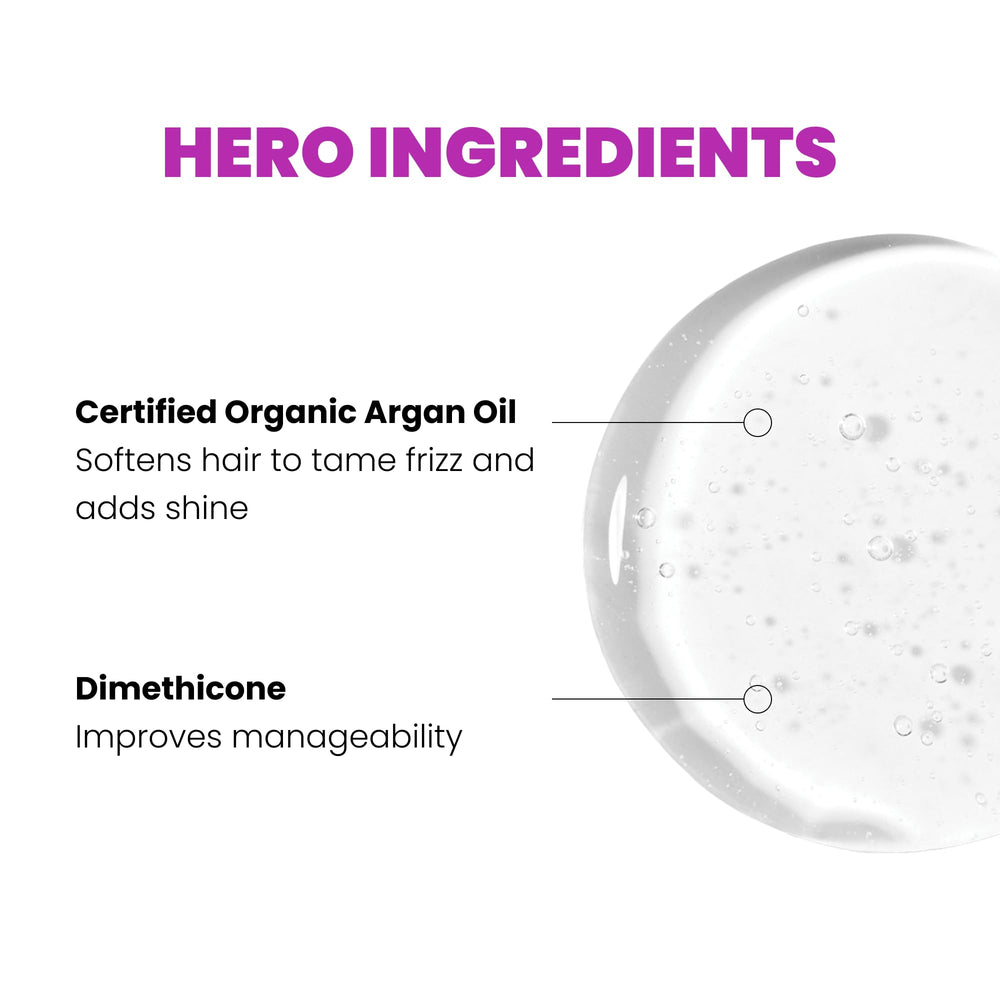 Huile d'argan ELEVEN AUSTRALIA, prête à être appliquée pour nourrir les longueurs.