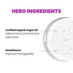 Huile d'argan ELEVEN AUSTRALIA, prête à être appliquée pour nourrir les longueurs.