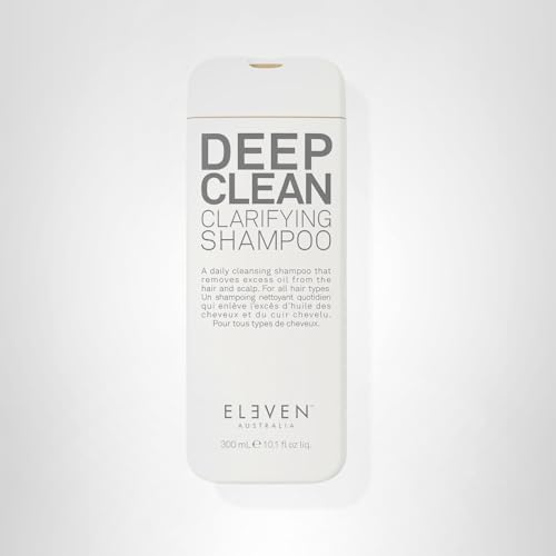 ELEVEN AUSTRALIA shampooing clarifiant — detox cheveux visibles après rinçage.