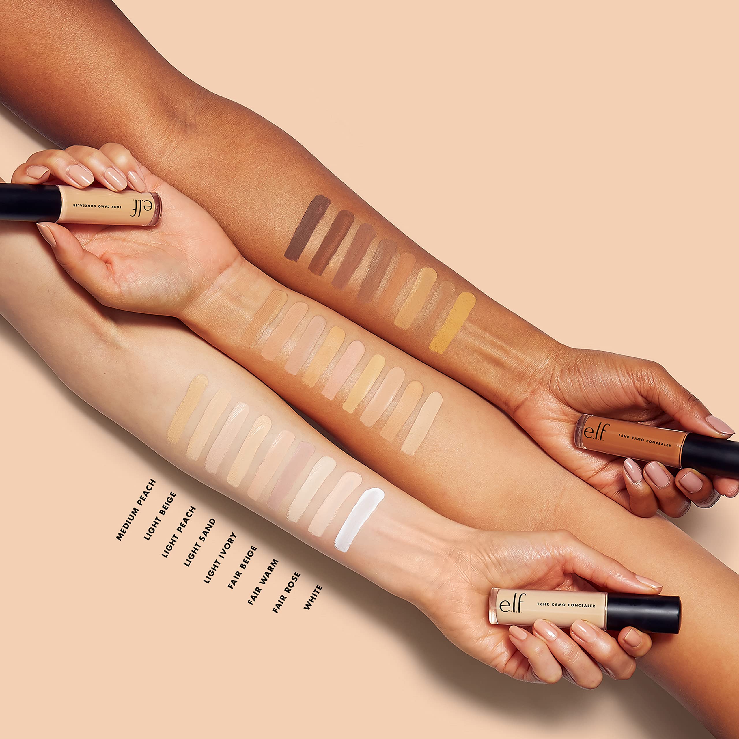 e.l.f. 16HR Camo Concealer shade Fair Warm para corrección de tono suave