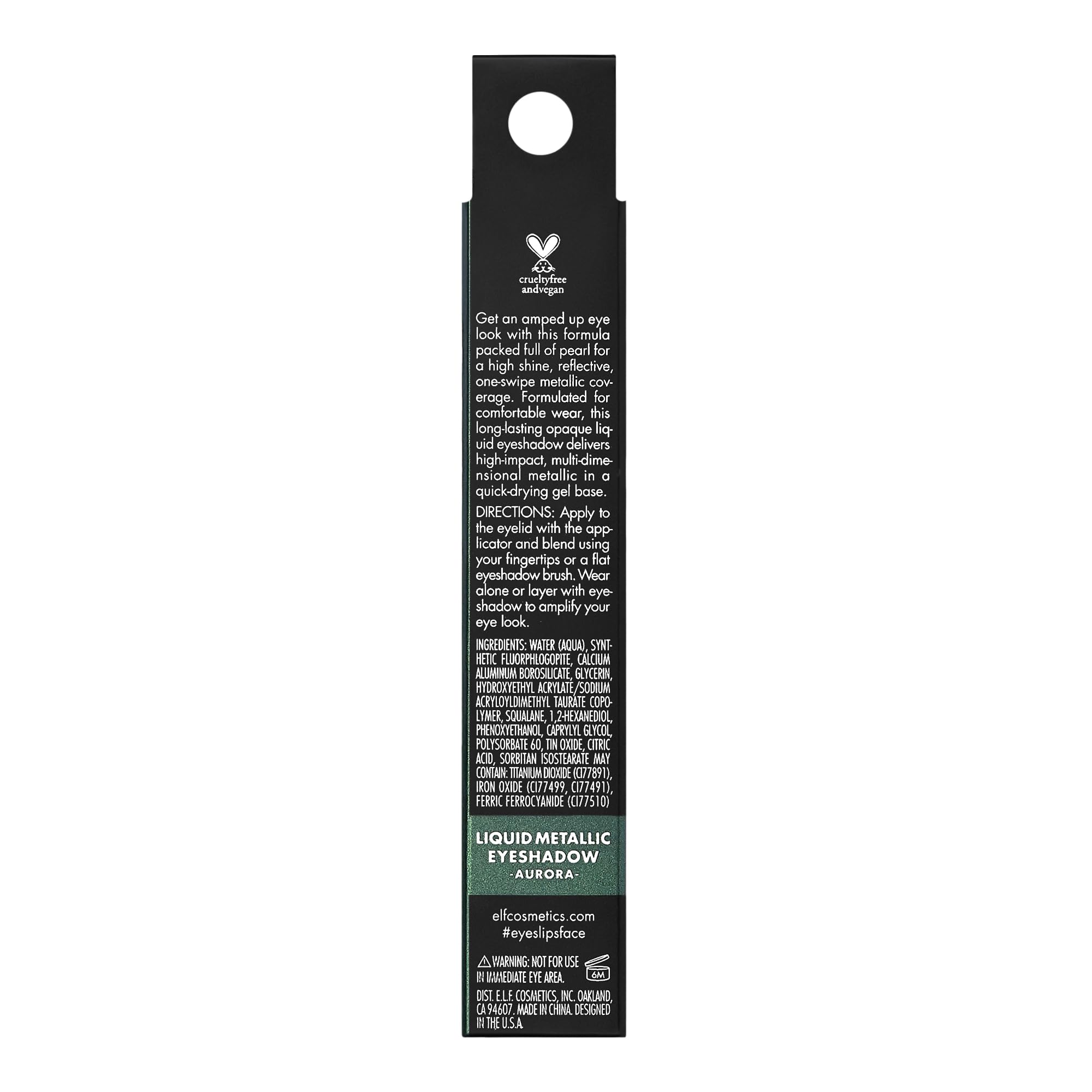 e.l.f. Aurora ideal para mezclar con sombras en polvo para intensificar color.