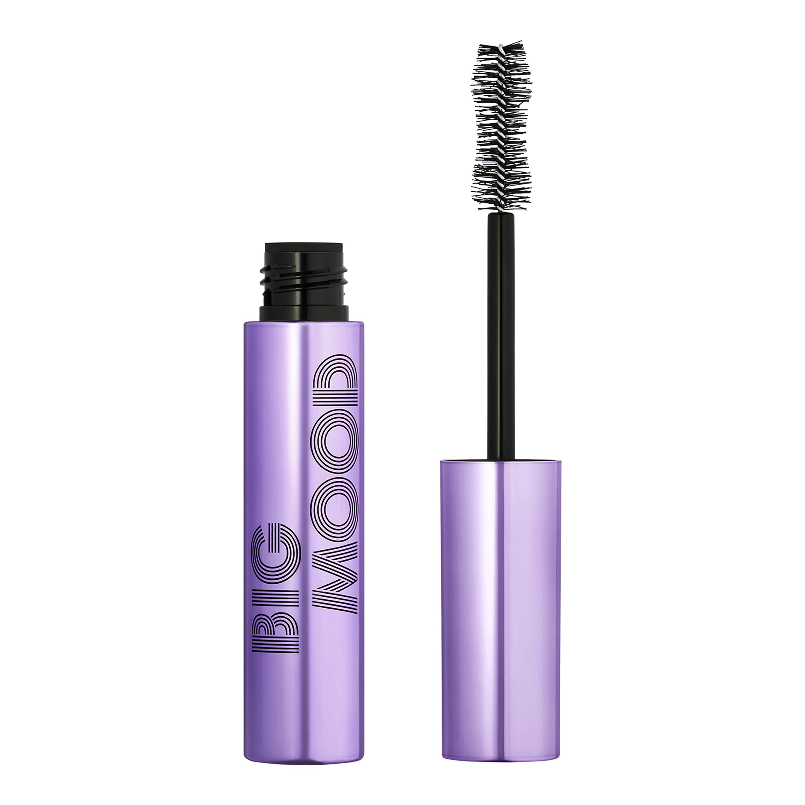 e.l.f. Big Mood Mascara aplica con curva reloj de arena para volumen y lift