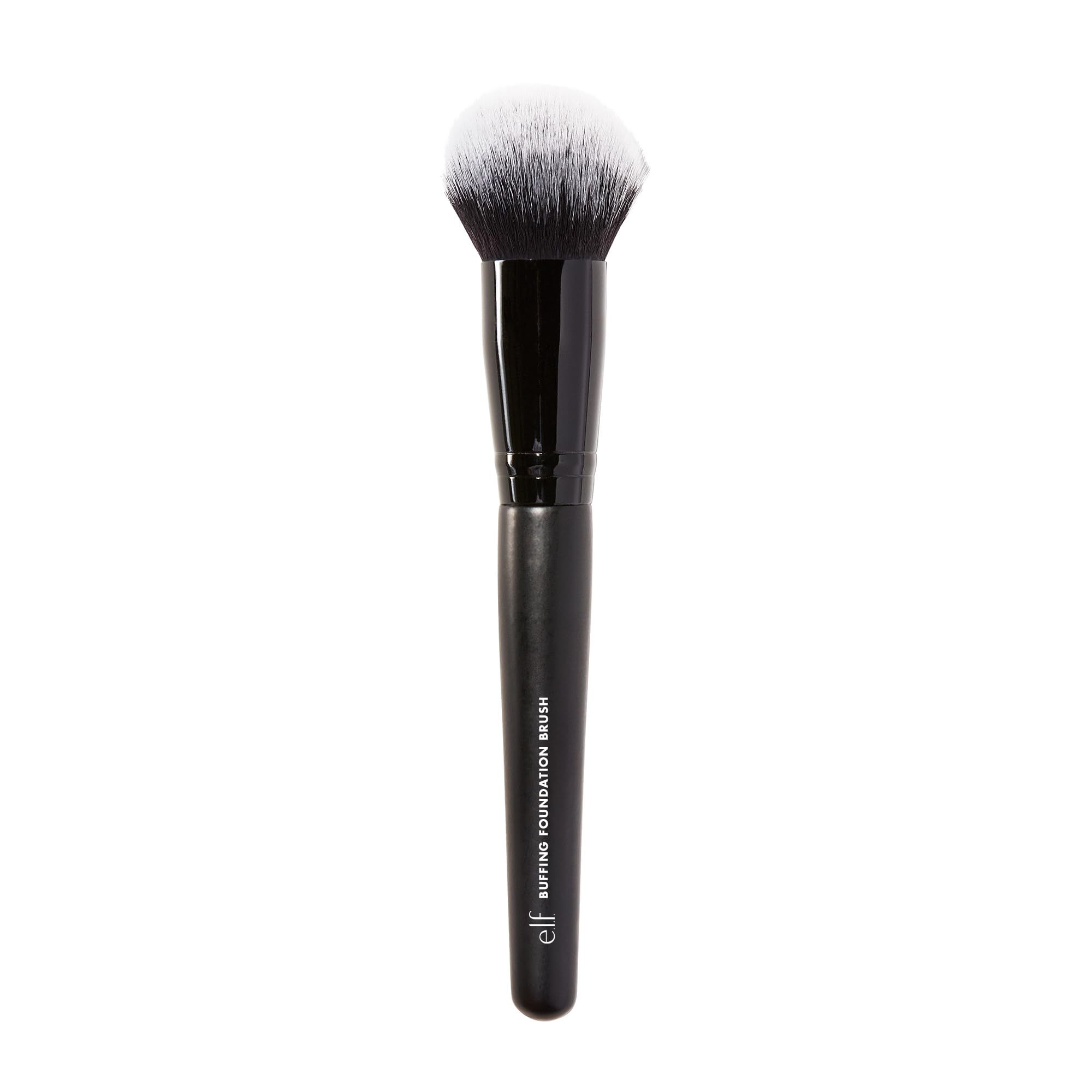Brocha e.l.f. Buffing Foundation Brush, cabeza cónica, para un acabado suave y uniforme.
