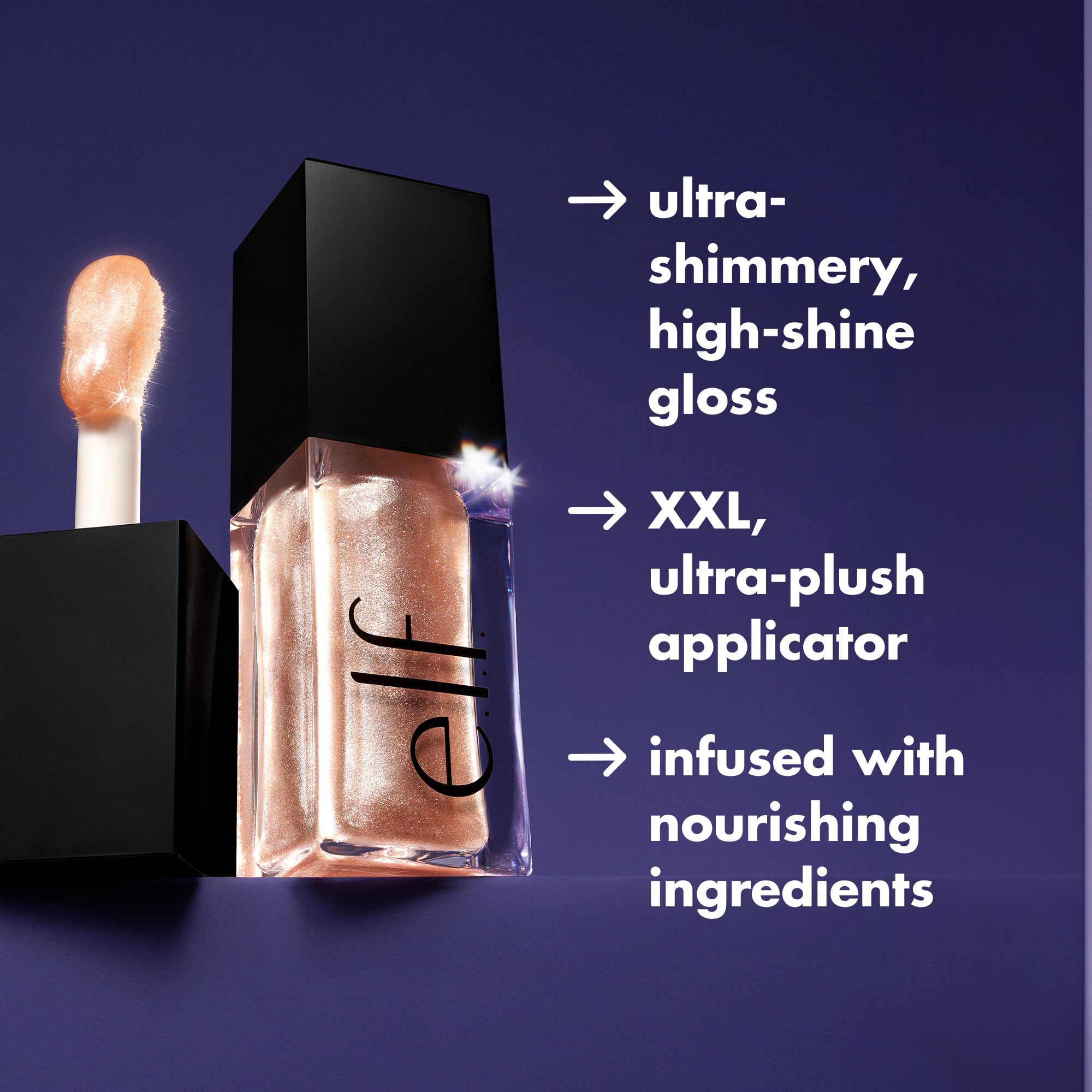 e.l.f. Glow Reviver Aceite Labial, textura nutritiva para labios suaves