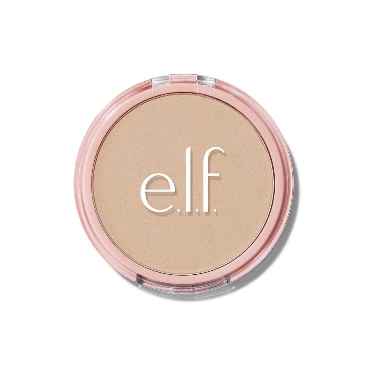 e.l.f. Halo Glow Polvo compacto ligero para un acabado suave.