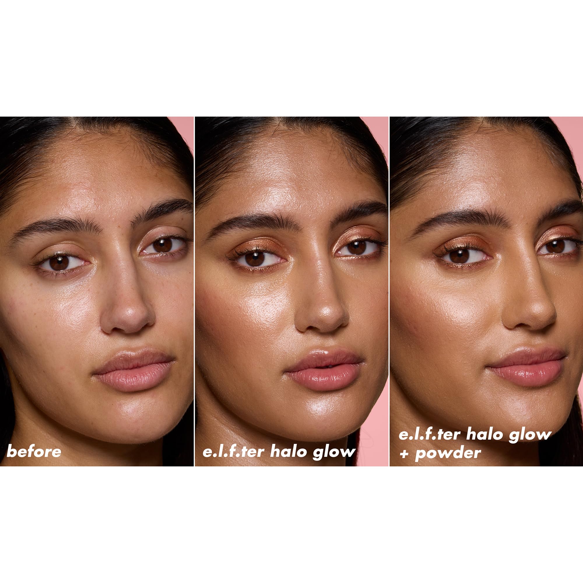 e.l.f Halo Glow Powder, controla brillos para un acabado natural