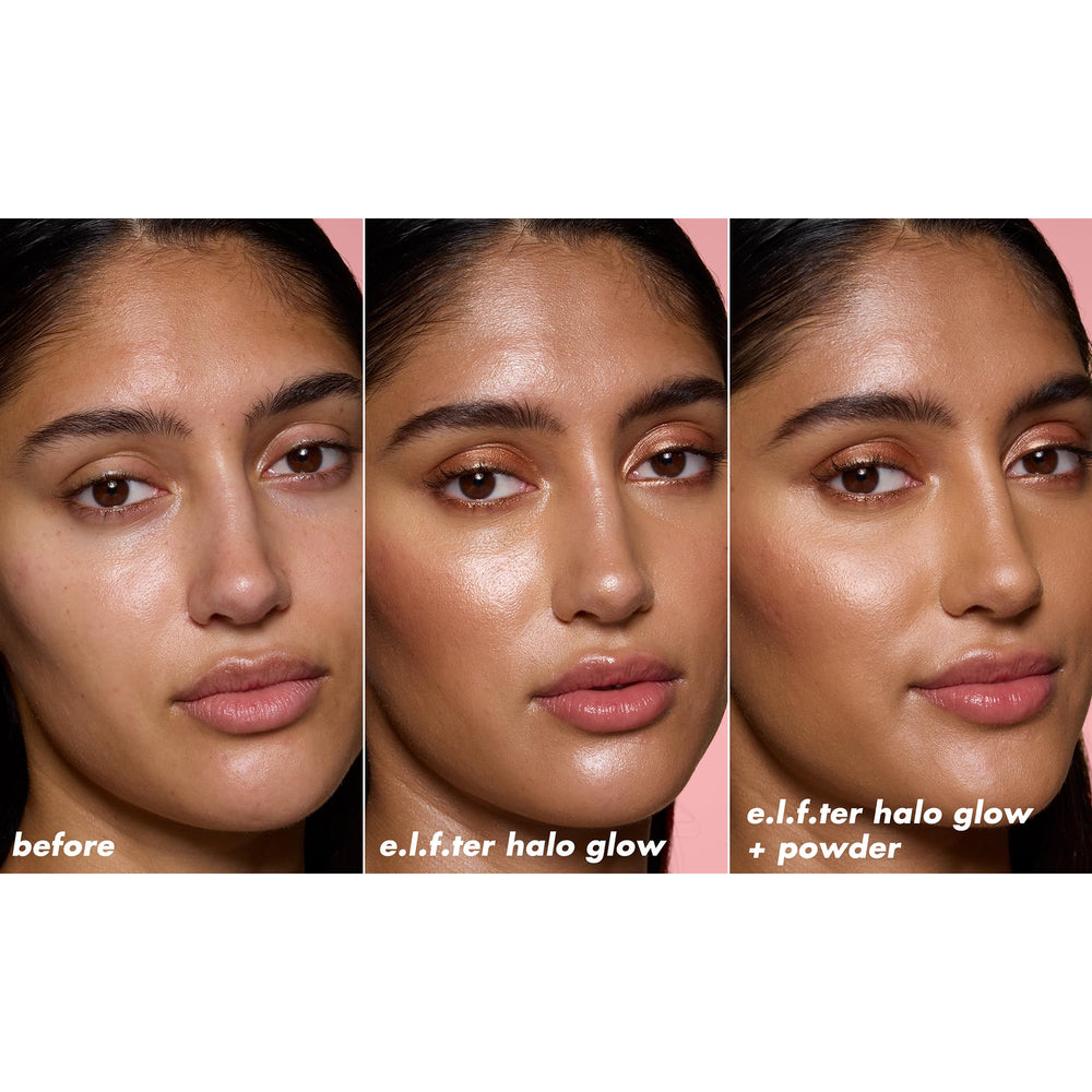 e.l.f Halo Glow Powder, controla brillos para un acabado natural