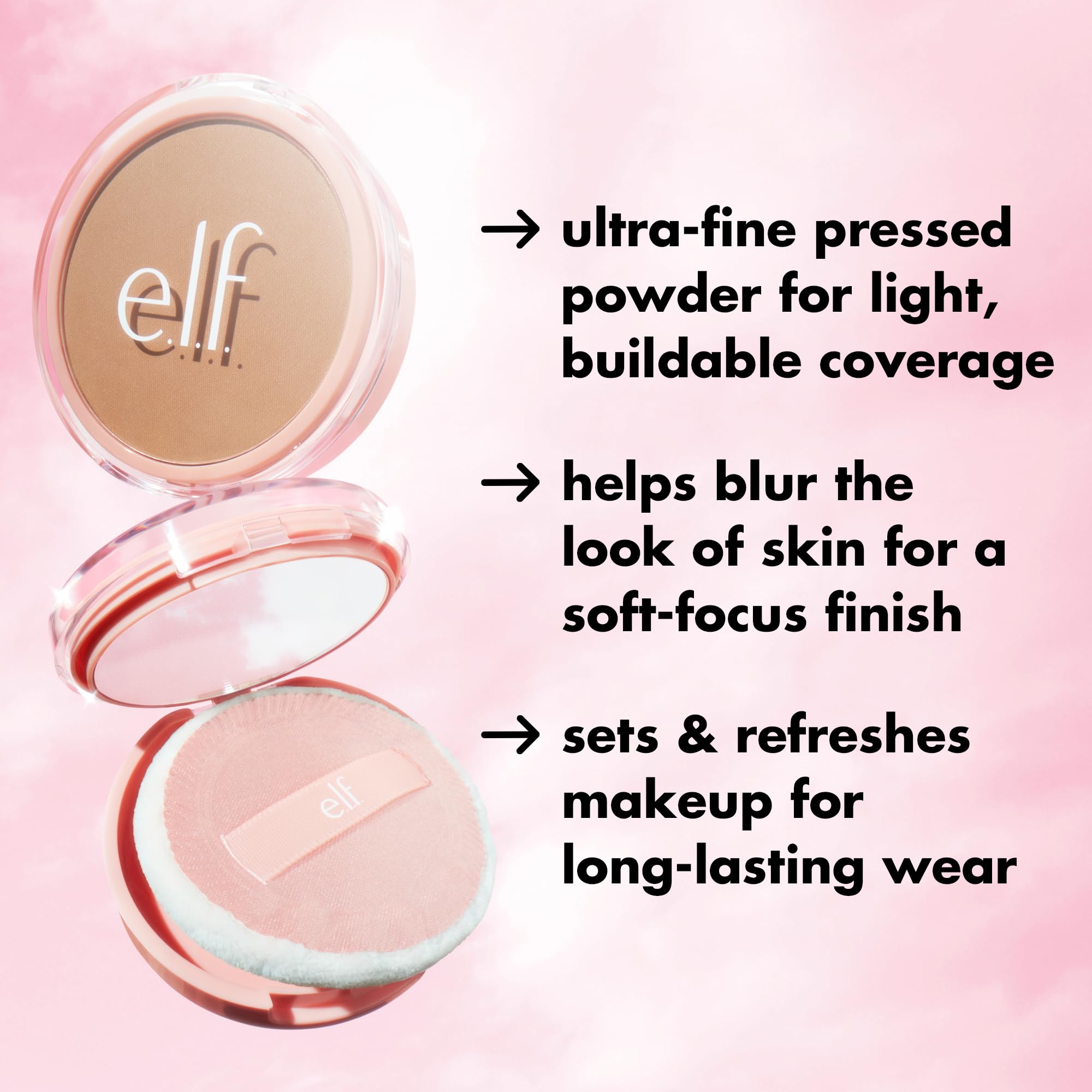 e.l.f Halo Glow Powder, look natural y luminoso para el día