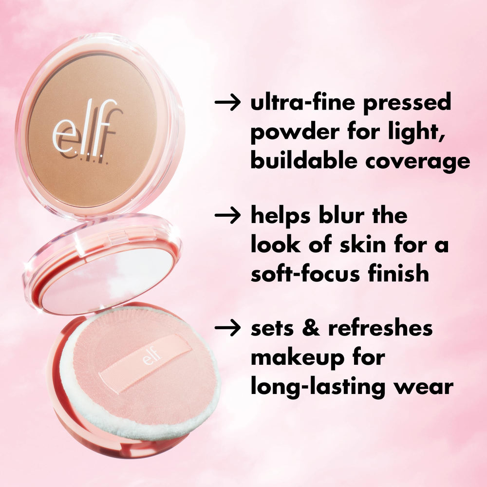e.l.f. Halo Glow Usar solo o fijar maquillaje durante el día.