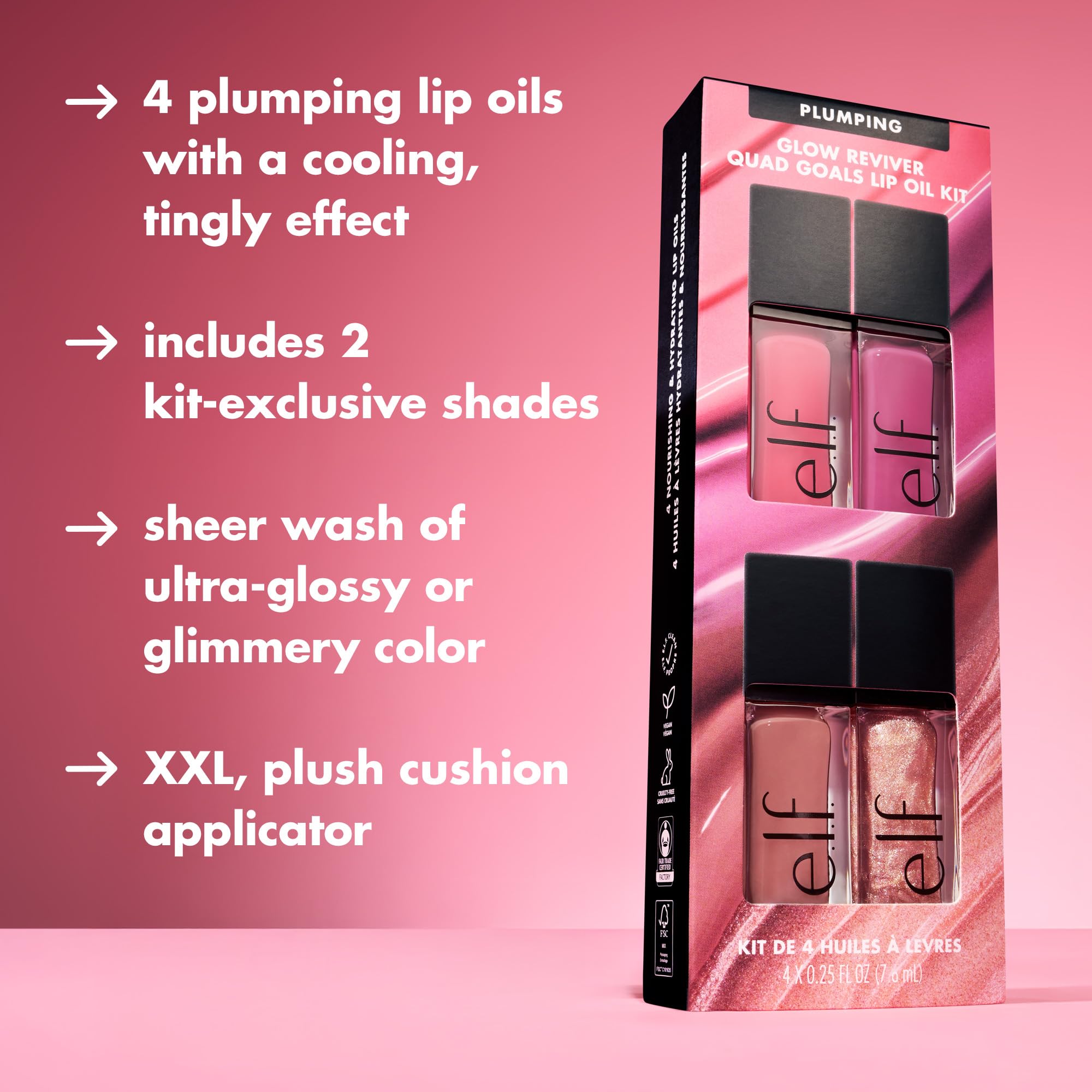 e.l.f. Glow Reviver sensación fresca de menta en labios